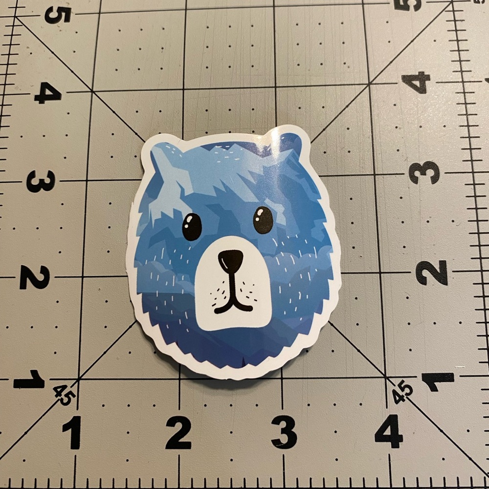 🌈20/$5🌈 Blue Bear Sticker - Picture 2 of 3